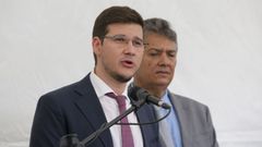 Rafael Guidoni estuvo acompa�ado por su padre, cofundador del grupo empresarial brasile�o