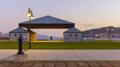 Vista del paseo de Cee