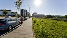 Parcela por la que discurrir� el nuevo vial y donde se levantar� el futuro centro c�vico.