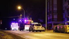 Actuaci�n de los bomberos de Viveiro, en imagen de archivo