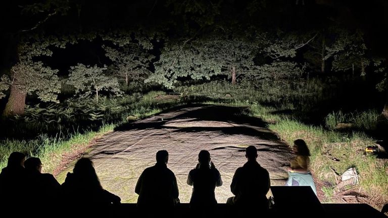 Visita nocturna al PAAR de Campo Lameiro