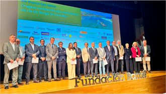 Entrega del Premio San Telmo al Gobierno, que recogi� el secretario de Estado de Medio Ambiente, Hugo Mor�n este jueves en A Coru�a