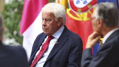 el expresidente del Gobierno espaol Felipe Gonzlez, durante un encuentro celebrado en Toledo a principios de junio