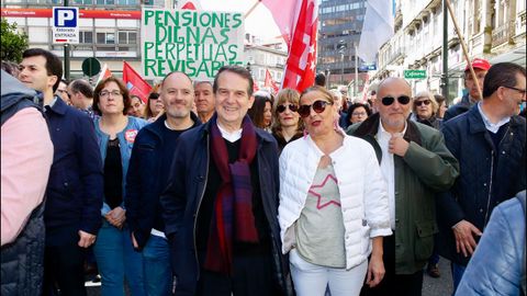 Dia del Trabajo. Manifestacin por el 1 de Mayo en Vigo
