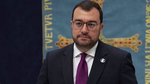 El presidente del Principado de Asturias, Adrin Barbn