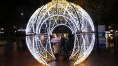 Las bolas gigantes de luces no se encender�n en Pontevedra hasta el 16 de diciembre