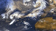 La tormenta tropical Mart�n este mi�rcoles en medio del Atl�ntico