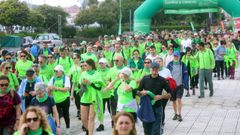ANDAINA SOLIDARIA CONTRA EL CANCER ORGANIZADA POR LA ASOCIACION DE POBRA DO CARAMIAL