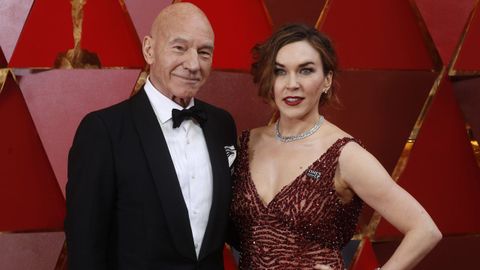 Patrick Stewart y su mujer Sunny Ozell