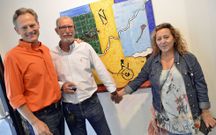 Glasz, Gonz�lez y Casal son tres de los artistas que exponen en O Faiado. 