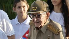 El dirigente cubano Ra�l Castro, de 95 a�os, en una imagen del Primero de Mayo del 2026, en La Habana