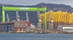Las gradas de Navantia Fene tienen 377 metros de largo