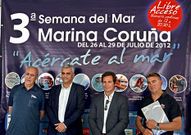 La Semana del Mar, que se present� ayer, tiene com lema �Ac�rcate al mar�.