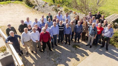 La comida que reuni� en Bra�o a los extrabajadores de la Caixa Galicia en la Costa da Morte.