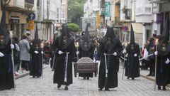 Imagen de archivo de una procesi�n de la Semana Santa de Ferrol