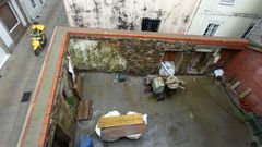 En esta vivienda de A Pobra se ha actuado en el subsuelo, creando una c�mara de aire para colocar un extractor que elimine el rad�n.