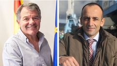 El nuevo presidente de la Autoridad Portuaria de Ferrol-San Cibrao, Jos� Antonio �lvarez Vidal, y Francisco Barea, que ocupaba el cargo hasta ahora.
