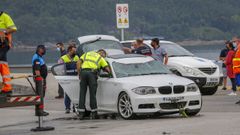 As� estaba el coche tras sacarlo del agua