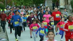 Carrera solidaria de Manos Unidas en Noia