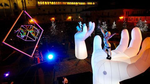 Los Reyes Magos, en Santiago de Compostela