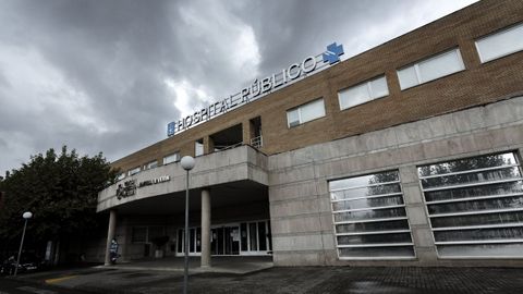 Imagen de archivo del hospital de Verín, en el que fue detenido el agresor