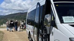 Bus del vino en la Ruta do Vi�o de Valdeorras.