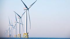 Aerogeneradores sobre cimentaciones tipo �monopile� de un parque de Iberdrola
