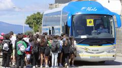 Imagen de archivo de un autob�s escolar