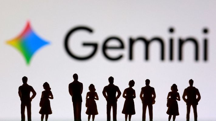 El logo de Gemini, en una foto de archivo