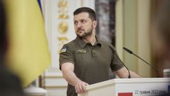 El presidente ucraniano, Volod�mir Zelensky.
