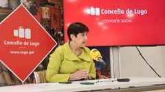 La concejala Olga Lpez Racamonde