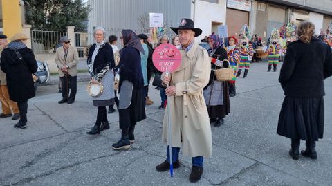 Viana acoge la mayor mascarada de la Pennsula Ibrica.Los vellarrns de Ris en el desfile.