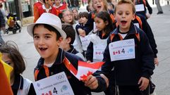 Desfile inaugural de la olimpiada matem�tica del colegio�San Francisco