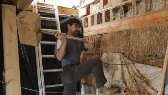 Casa con balas de paja en Vedra