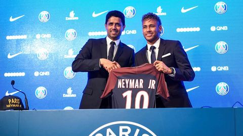 Presentaci�n de Neymar con el PSG