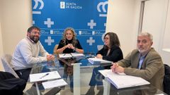 Aneiros recibi� el representante de los propietarios del edificio.