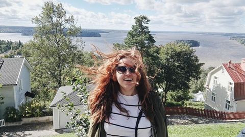 Silvia Gómez, de Santiago, ha llegado hasta Finlandia.