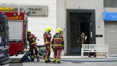 Incendio en la calle Venezuela