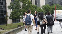 Inicio de curso en el campus de Ourense, de la Universidade de Vigo
