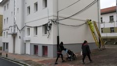 Cableado colgante en Recimil