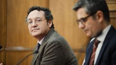 Garca Ortiz, junto al ministro de Justicia, Flix Bolaos, en una imagen de archivo.