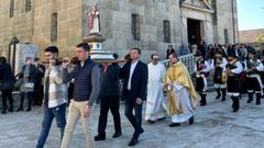 La parroquia de Seixo, en Mar�n, fue una de las que conmemor� este s�bado en la comarca de Pontevedra la festividad de San Blas