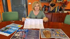 Margarida Pizcueta presentó la programación cultural para el verano en O Barco.
