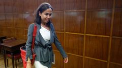 La lucense Isabel Pardo de Vera, expresidenta del ADIF, llegando al Senado el pasado mayo.