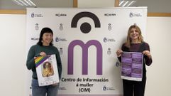 La agente de Iguladade Cho Couto y la concejala Ana Barreiro