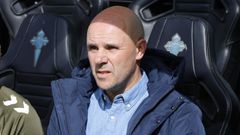 Fredi �lvarez, durante el Celta Fortuna-Bilbao Athletic de este domingo en Bala�dos.