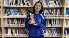 Sabela Nogueira, estudante do IES de Baio, ga�adora do galard�n