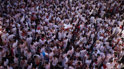 Momentos previos al Chupinazo de San Ferm�n 2026
