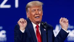 Donald Trump, en un mitin en Florida