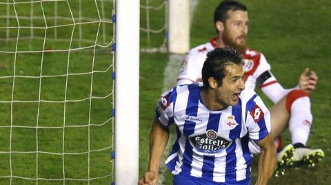 Borges celebra su primer gol como deportivista
